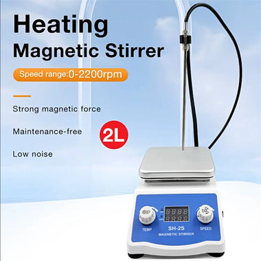 SH-2S Heating Magnetic Stirrer 2L 2200RPM Lab Hotplate Mixer With LCD Digital Display Brushless Motor For Laboratory Use