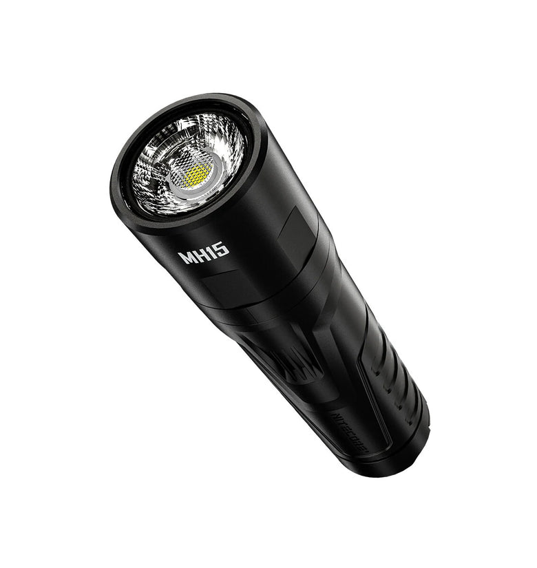 NITECORE MH15 Power Bank Flashlight Dual-Way USB-C Port & QC Fast Charge Max 2000LM 250M Torch Built-in 5000mAh Li-ion Battery EDC Troch Light
