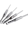 4PCS 6.35/7.94/9.5/12.7mm Woodworking Square Hole Drill Bit Mortising Chisel