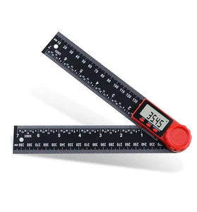 ETOPOO 200mm/300mm 360 LCD Display Carbon Fiber Digital Angle Ruler Inclinometer Electron Goniometer Protractor Angle Finder Meter Measuring Tool