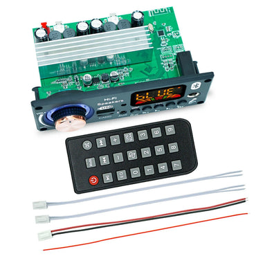 D186BT TPA3116 100W+100W Stereo Bluetooth MP3 Audio Decoder Amplifier Board with Recording Treble Bass Controls