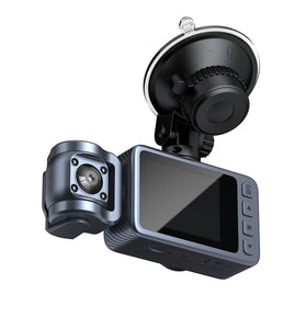 S2Q Dash Cam 3 Channel Front 2K Cabin 720P Rear 720P Wide Angle Lens Motion Detection G Sensor Loop Recording Night Vision Car Camera