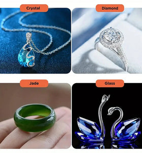 Professional Diamond Tester Pen Portable Electronic Diamond Identifier Fast and Accurate Testing for Jewelry Jade Rub with LCD and LED Indicators