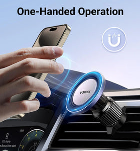 UGREEN Car Air Vent Clip Phone Holder Magnetic Phone Mount Strongest Magnet Compatible with iPhone 16 15 14 13 12