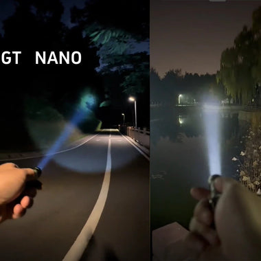 Lumintop GT NANO V3.2 405M EDC Thrower Flashlight with 10300 Battery, Mini Size 720LM High Power Output USB C Rechargeable Mini Torch Powerful Camping Lantern, 10750 Battery Optional