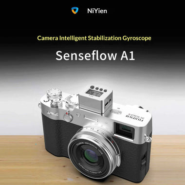 NiYien Senseflow A1 Gyro Stabilizer 25g Lightweight Camera Stabilizer for Video Compatible with Gyroflow 24H Use Time Hot Shoe Mount