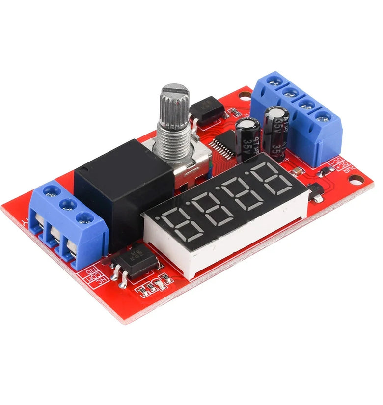 DC 5V 12V 24V 10A Adjustable Time Delay Relay Module 32 Modes LED Digital Timming Trigger Timer Control Switch