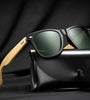 Fashion Bamboo Wood Vintage Square Sunglasses for Men Women Wooden Driving Fishing UV400 Sports Sun Glasses