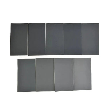 60pcs Silicon Carbide Sandpaper Sheets Wet and Dry Sanding 15 Grit Levels Professional Polishing Wood Metal Automotive