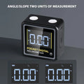 SHSIWI Digital Inclinometer Protractor Magnetic Angle Finder 4x90 Degree Measurement ABS Backlit Display Pocket Size Woodworking Tool Accurate Slope Measurement