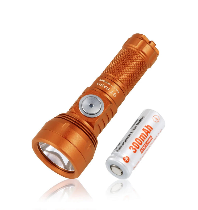 Lumintop GT NANO V3.1 405M 720LM EDC Thrower Flashlight With 10300 Battery Inner Waterproof Outdoor Long Range Mni LED Torch USB Type C Rechargeable LED Keychain Light