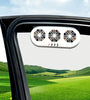 Solar Car Ventilation Fan Cool Circulate Air Reduce Heat Car Window Vent Fan Quiet Solar Exhaust Fan Air Circulation Fan Solar Charging Cooling Fan