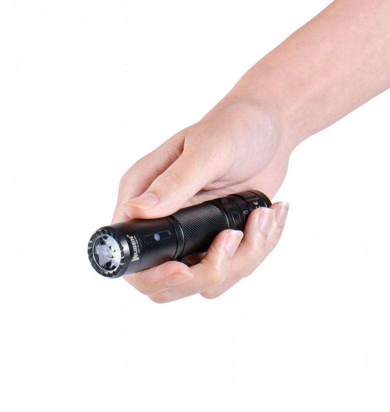 WUBEN C3 1200LM High Powerful Rechargeable Mini Flashlight with 18650 Battery Compact Waterproof Lantern for Camping EDC Self-protection LED Torch