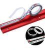 Tape Measure Self Adhesive Carbon Steel Workbench Ruler Fit For Woodworking Miter Fence Left to Right White Positive 1M/2M Length x 10MM Width