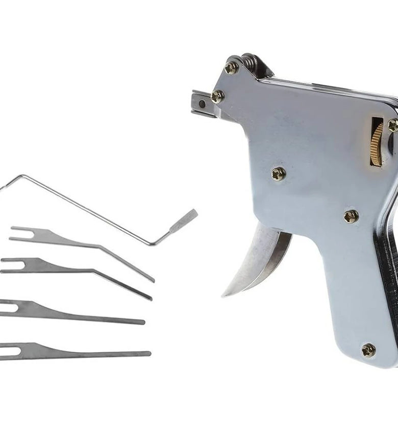 6PCS Powerful Padlock Repair Tool Set Tool Door Tool Kit With Strong Spring Head And Chuck Key Set For Professionals And Beginners