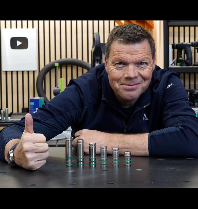 HONGDUI Hooked On Wood HD30 Bench Dog Set 19mm 20mm Woodworking MFT System Bench Dog Hole Clamps for MFT Tables DIY Projects