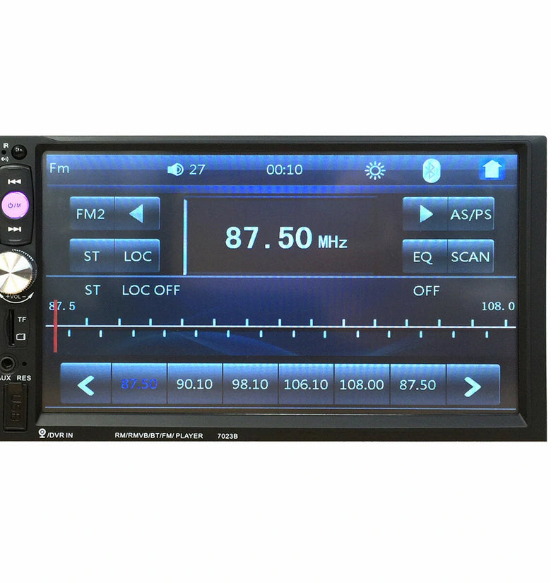 iMars 7023B 7 Inch 2 DIN Car MP5 Player Stereo Radio FM USB AUX HD bluetooth Touch Screen Support Rear Camera