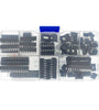 66PCS 8 Values DIP IC Socket IC Chip Seat Adaptor 6P-28P Solder Type Socket Kit