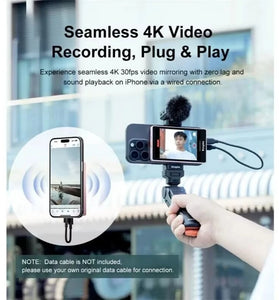 Kingma VL-PH02 Max Selfie Stick Magnetic Selfie Live Streaming Vlog Display Screen Photo for iPhone 16 16 Pro 15 14 13 Pro Max for Samsung Galaxy S25 Pro for Huawei Pura X