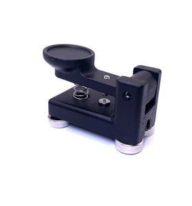 QU4525 Portable HF Shortwave CW Morse Code Hand Key Magnetic Base Manual Telegraph for Amateur Radio Ham Operators Mini Morse Code Practice