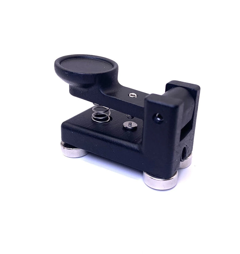 QU4525 Portable HF Shortwave CW Morse Code Hand Key Magnetic Base Manual Telegraph for Amateur Radio Ham Operators Mini Morse Code Practice