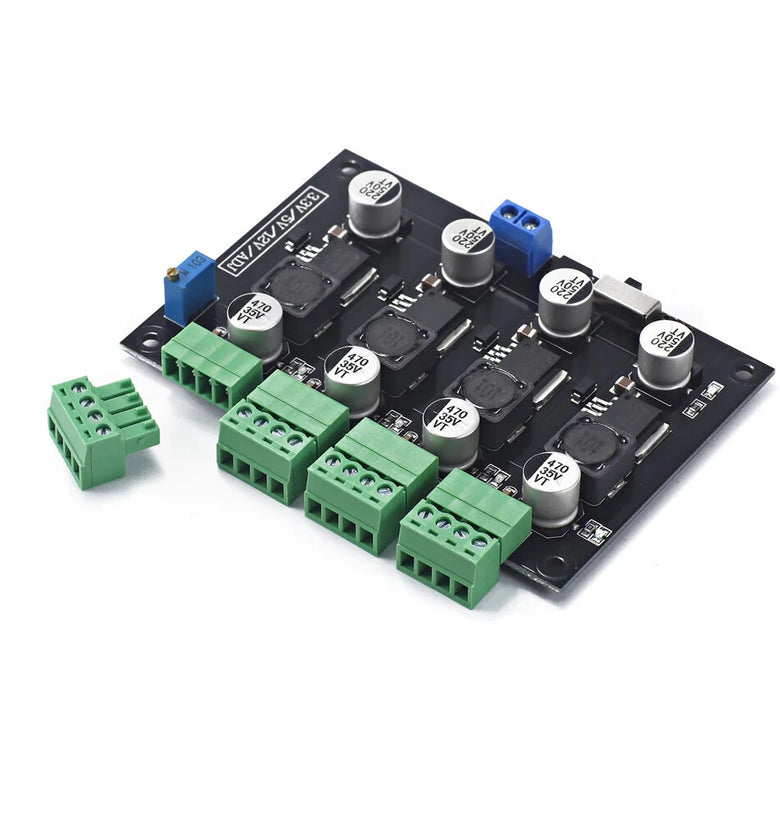 LM2596 Switching Power Supply Module 3.3V 5V 12V ADJ Adjustable Voltage Output 3A High Efficiency Low Noise for Industrial LED Automation Control