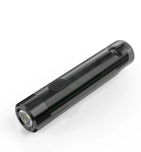 7 Light Modes High Brightness Mini LED Flashlight UV Lamp Red Blue Signal Light with Type-C Charging and Keychain, Outdoor Adventure Light