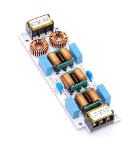 ZS-0004 Four-Stage EMI Filter Electromagnetic Interference Suppressor AC 110-250V 6A-10A Differential Mode Common Mode EMC Audio Amplifier Power Filter
