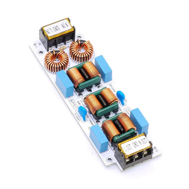 ZS-0004 Four-Stage EMI Filter Electromagnetic Interference Suppressor AC 110-250V 6A-10A Differential Mode Common Mode EMC Audio Amplifier Power Filter