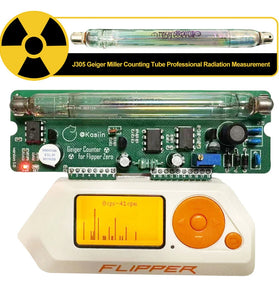 Flipper Zero Geiger Counter Module J305 Tube Radiation Tester Beta Gamma Testing Environmental Monitoring Random Number Generator