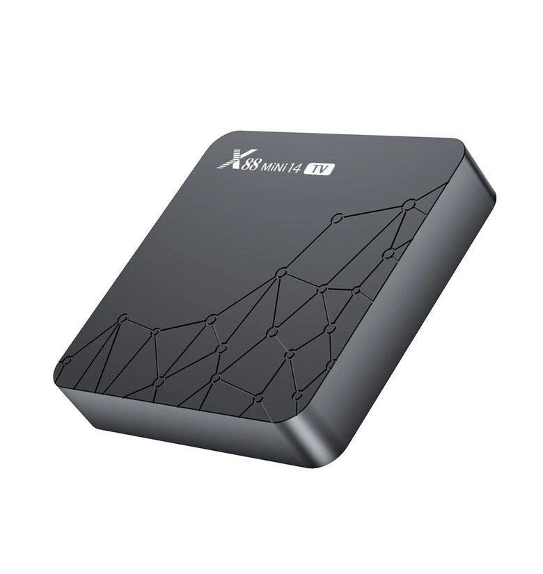X88 Mini 14 TV Box Android 14 2+16G Android 14.0 TV Box RK3518 4K HDR10 Quad Core Streaming Media Player Support WiFi6 BT5.0 Set Top Box