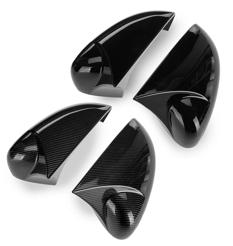 For Renault For Clio 4 MK4 2012-2019 Pair Rear View Mirror Cap Cover Direct Add-On Left & Right