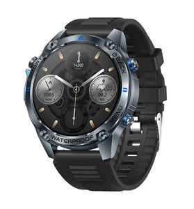 Senbono G100 1.46-inch AMOLED Display Built-in 128MB+128MB GPS 5ATM Waterproof bluetooth Call Heart Rate Blood Oxygen Monitor Sleep Monitoring Multi-sport Modes SOS Call Smart Watch