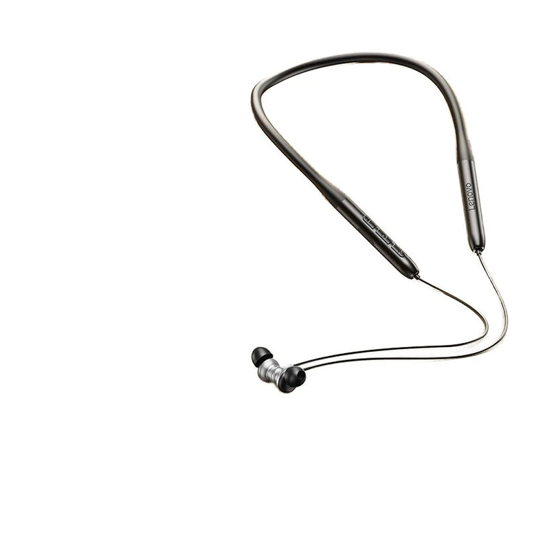 Lenovo E500 Neckband Earphone Wireless bluetooth 5.4 Headphone 10mm Drivers Ultra-CD Level Sound Wireless Earphone 18H Playtime Sports Earphones