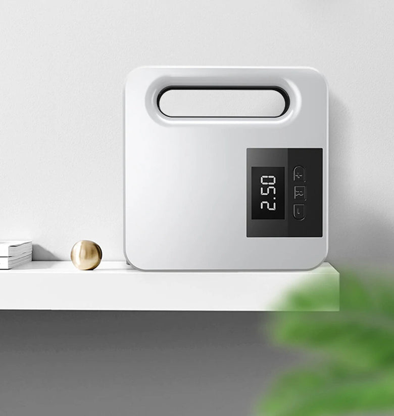 120W 12V Portable Corded Car Air Inflator Pump with LED Lighting  Automatic Tire Pumping with Intelligent Digital Display