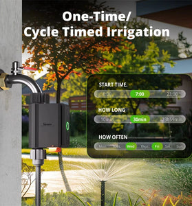 SONOFF SWV Zigbee3.0 Smart Water Valve Smart Timing Irrigation Switch Track 6-month Historical Data Support Open-source Platforms Voice Control Works with Alexa Google Home