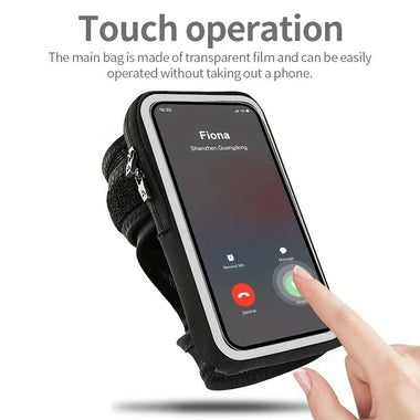 Outdoor Running Touchscreen 7'' Phone Arm Bag Wristpack Sports Waterproof Sweatproof Breathable Cycling Phone Pouch