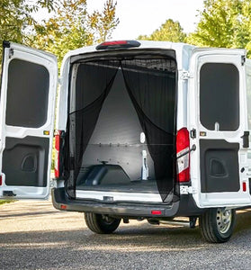 Magnetic Screen Back Anti-mosquito Door Flyscreen Mesh Ventilation Sunshade Fly Curtain Net For Van Campervan