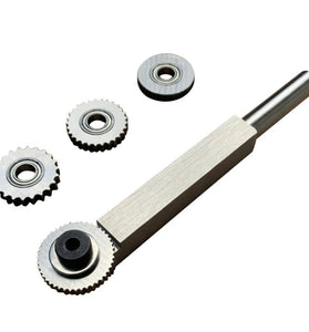 Woodworking Turning Tool High Speed Steel Wood Slot Rolling Cutter Multi-size Slot Pitch Precision Cutting Tool Woodworking Accessories