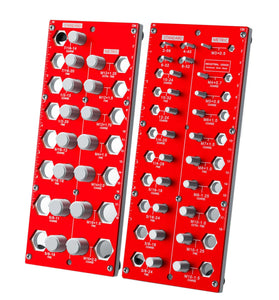 Twist-On Metal Nut & Bolt Thread Checker Set 21 Inch & 17 Metric Sizes Easy Sorting & Identification Gauge for Nuts and Bolts