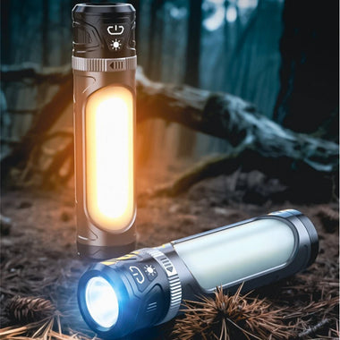 1000LM LED+COB Ultra-Bright Camping Light USB Rechargeable Waterproof Portable Tent Ambient Light with  Emergency Outdoor Magnetic Work Lamp