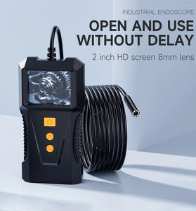 P230 Visual Endoscope 2.0-Inch LCD Screen 1080p Waterproof IP67 Camera 4.3-Level LED 2M/5M/10M/15M/20M Tube Lengths