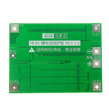 3Pcs 4S 40A Li-ion Lithium Battery 18650 Charger PCB BMS Protection Board with Balance For Drill Motor 14.8V 16.8V Lipo Cell Module