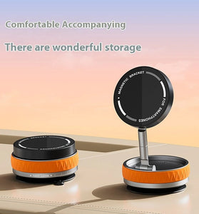 360 Adjustable Vacuum Magnetic Suction Cup Phone Mount Portable Hands-Free Magnetic Car Phone Holder for above 4.7inch Mobile Phone