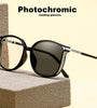 Anti-blue Light Photochromic Reading Glasses Fashion Diamonds Frames Outdoor UV protection Presbyopia Eyeglasses