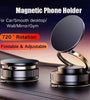 Strong Magnetic Phone Holder Foldable Design 360 Adjustable Vacuum Car Mount for Car Desk Bathroom Magnetic Bracket