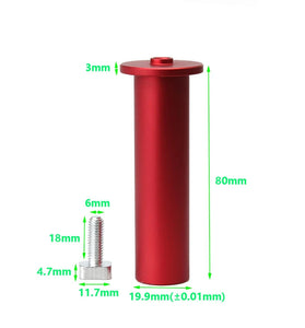20mm Dog Hole Woodworking Table Limit Blocks 1pc/2pcs Aluminum Alloy Guide Rail Track Workbench Peg Brake Bench Clamp