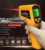 BSIDE H2 Infrared Laser Thermometer -50 to 530 High Precision Non-Contact 12:1 Ratio Adjustable Emissivity LCD Backlit Display