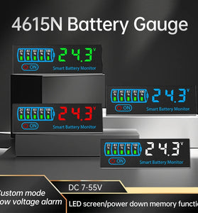 3S-14S DC7-55V Battery Level Indicator 12V 24V 36V 48V 18650 Lipo Lithium Battery Capacity Board Voltage Battery Charging Tester