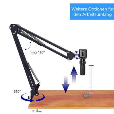 HAYEAR 16MP 2K 1080P HDMI Industrial Video Microscope Camera 1X-130X Zoom C Mount Lens Remote Control For Digital Image Acquisition